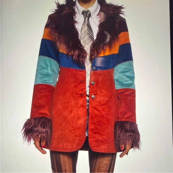 Dolls Kill Current Mood Break Free Corduroy Penny Lane Jacket Coat Sz XXS NWT - Picture 7 of 11